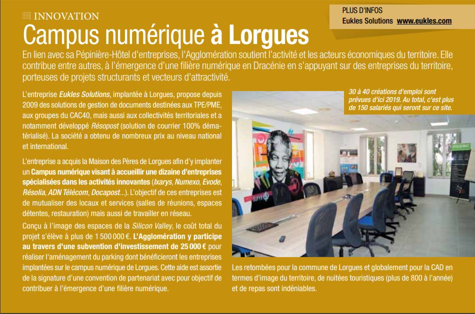 Lire la suite à propos de l’article Campus numérique à Lorgues, Dracénie Mag